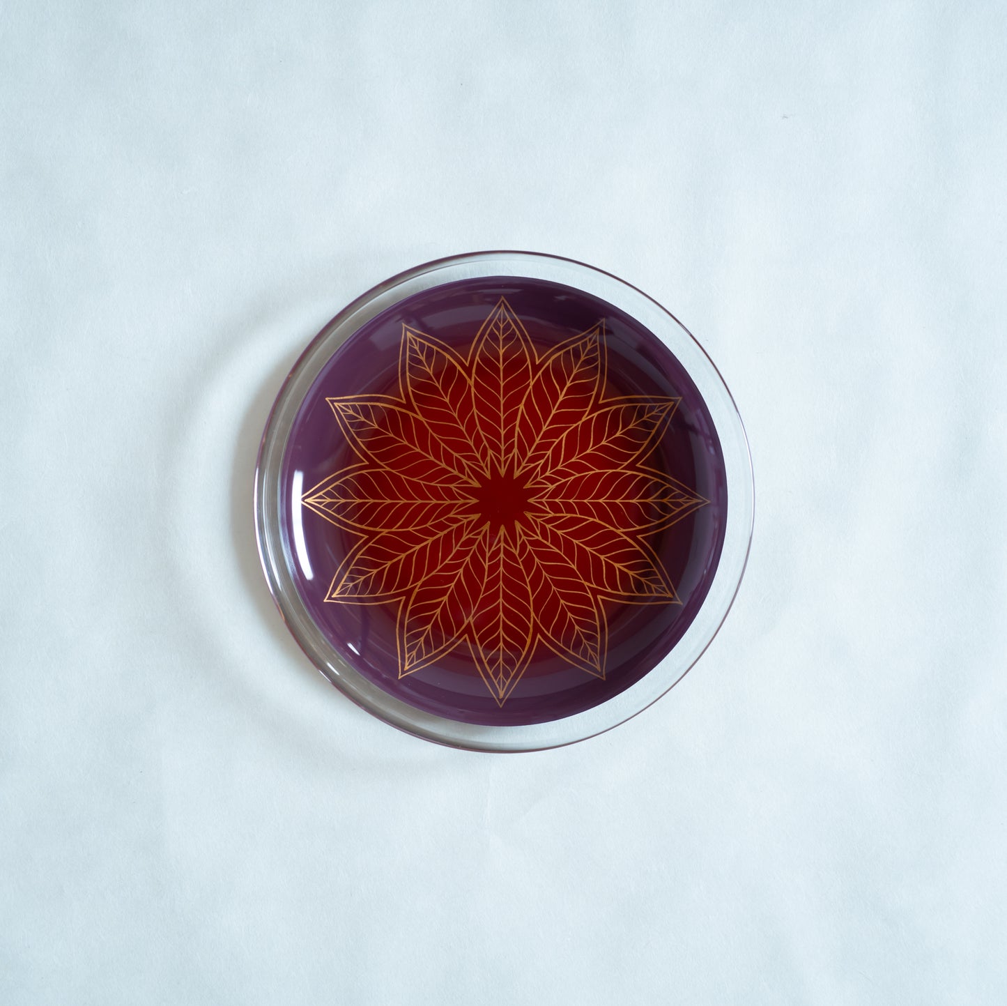 hawa Plate M Purple and Red