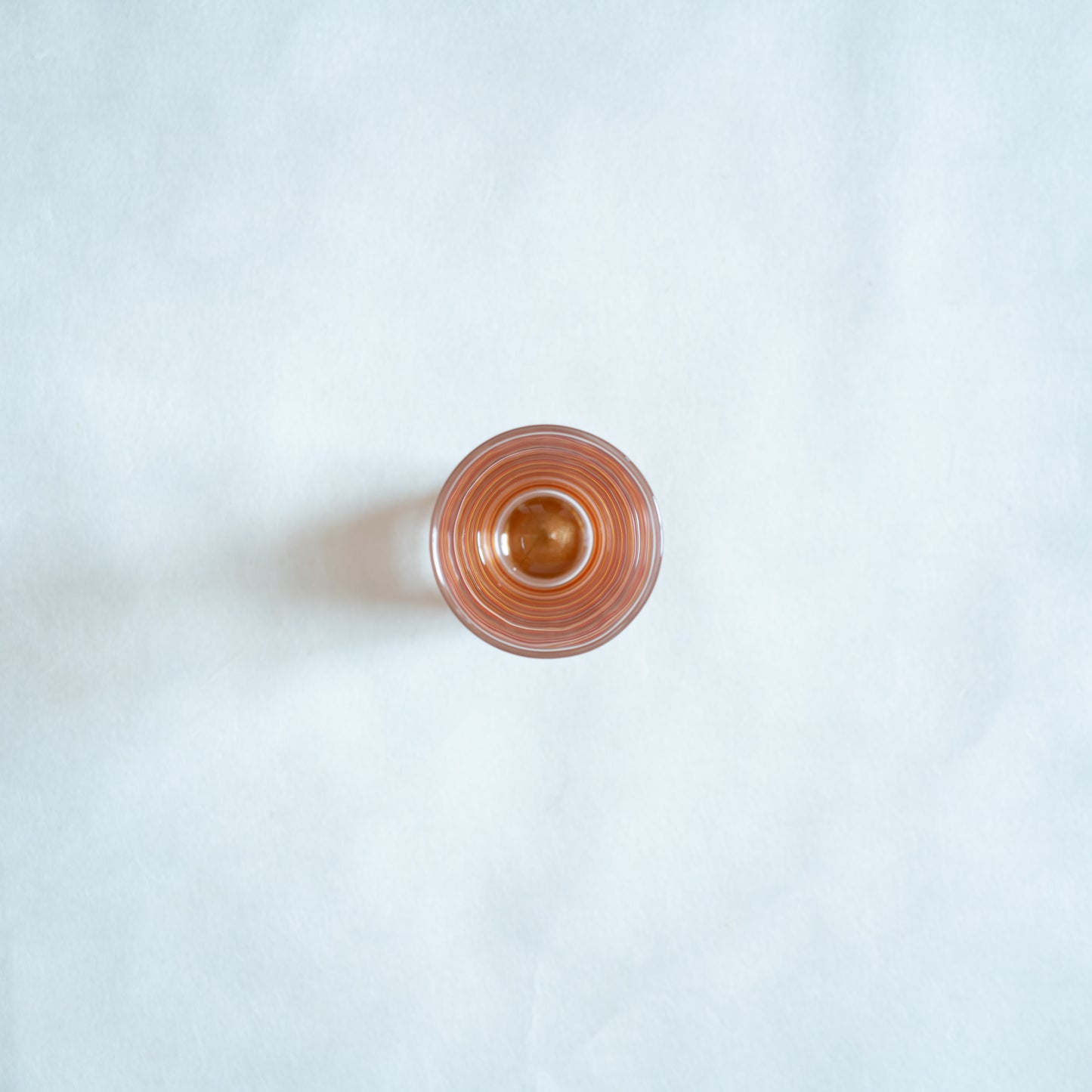saiun Sake-Cup L Red and Yellow