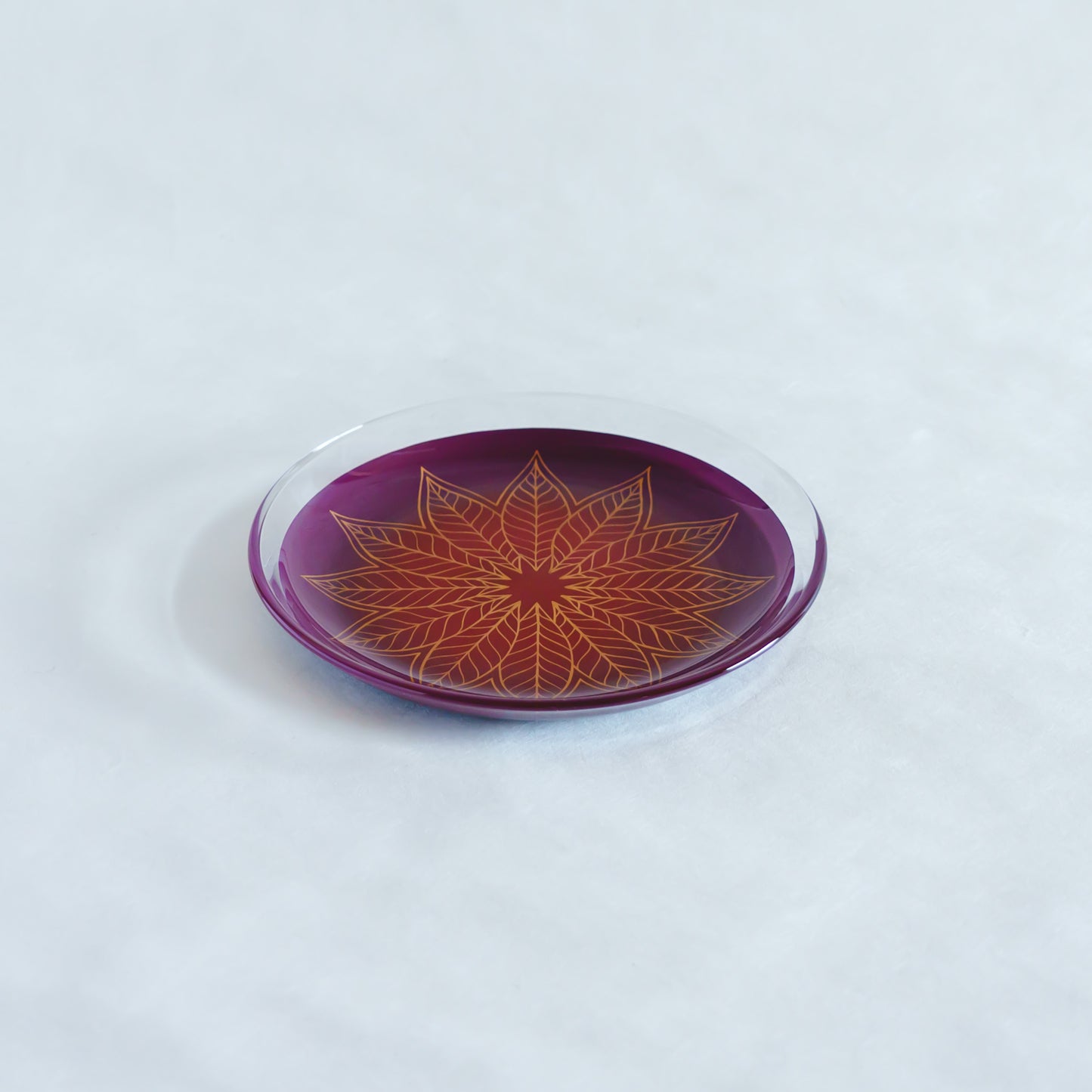 hawa Plate M Purple and Red
