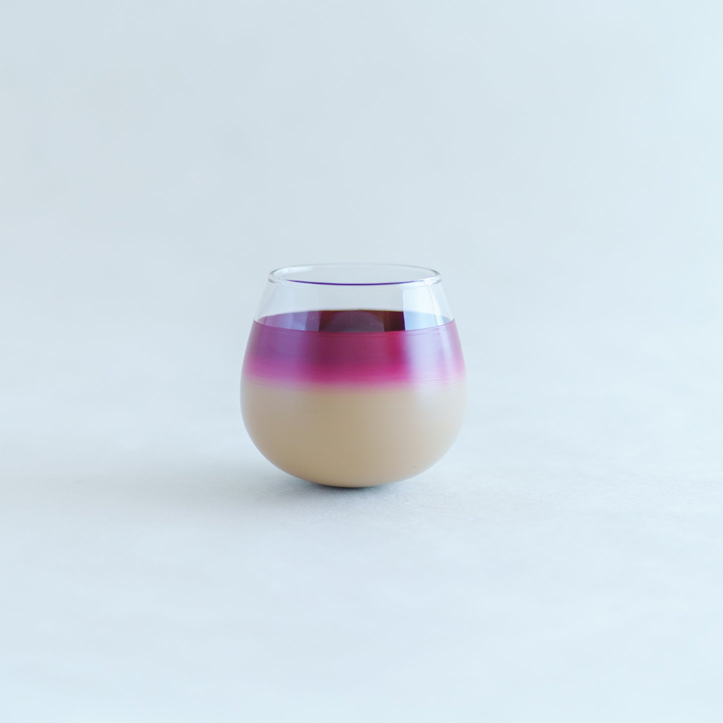 yuraka Tumbler White and Cherry Pink
