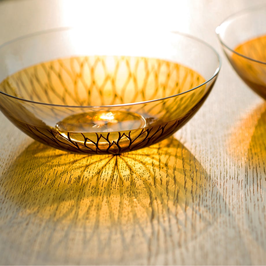 Senjugiku Thinly Crafted Bowl M Gold