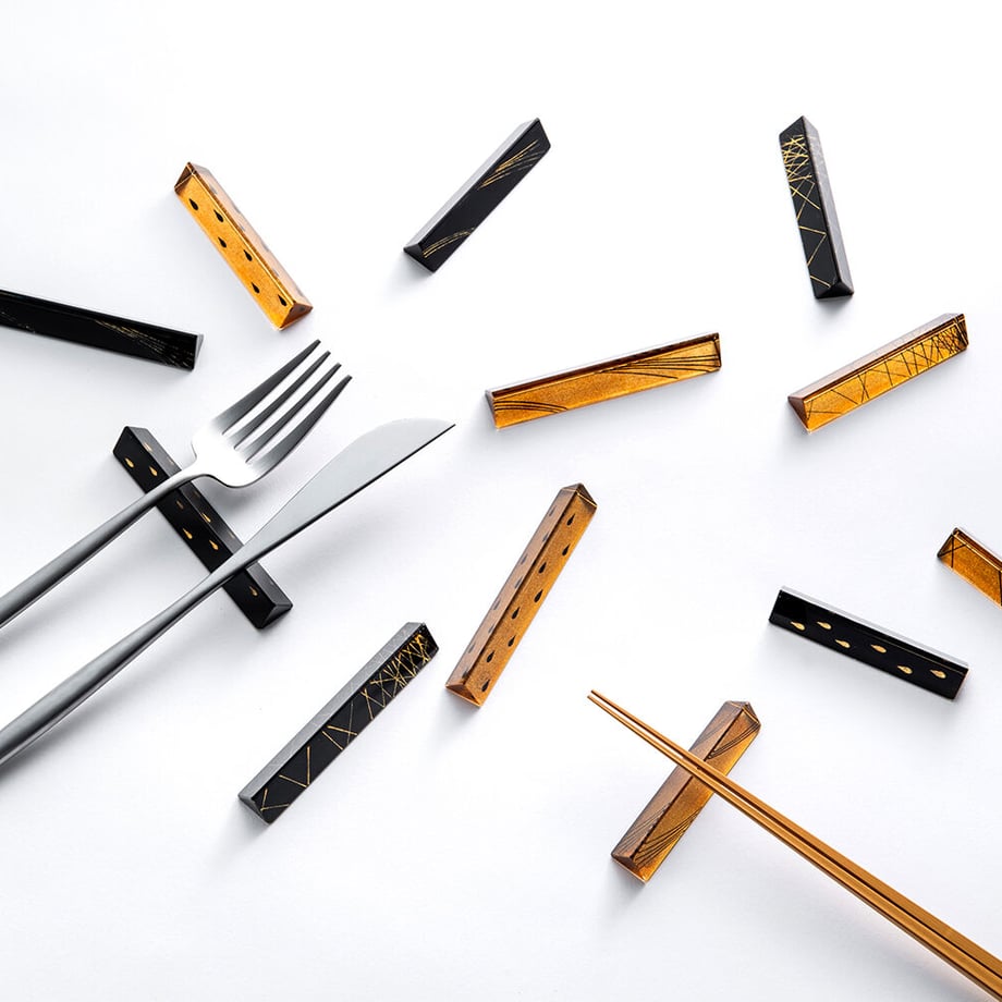 saryo Cutlery Rest S Amatsubu・Mizuhiki (a set of 4 pieces)