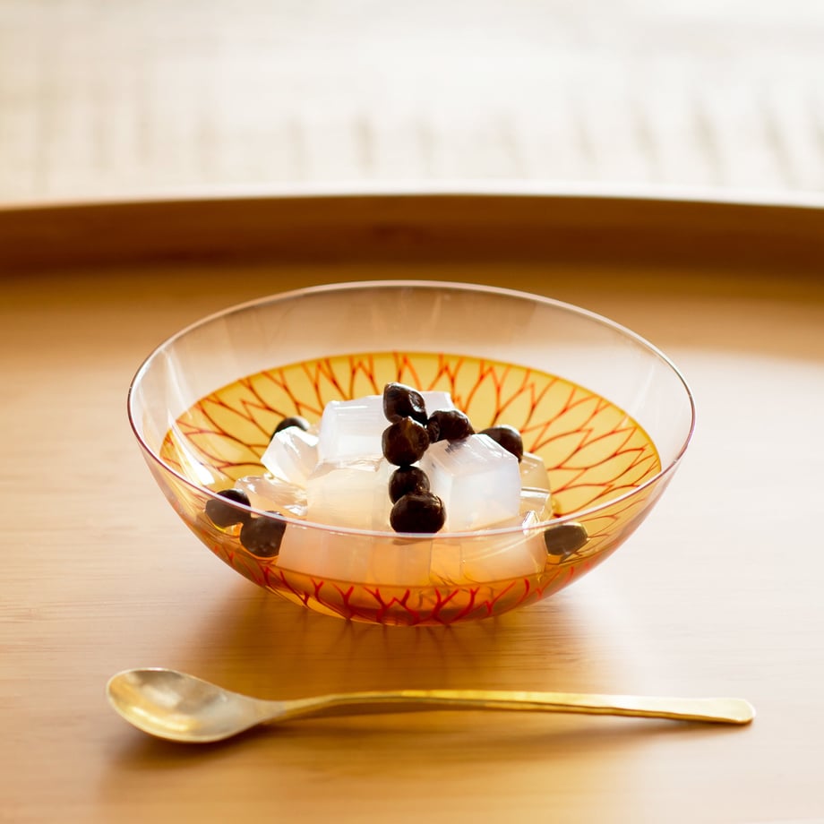 senjugiku Thinly Crafted Bowl S Red