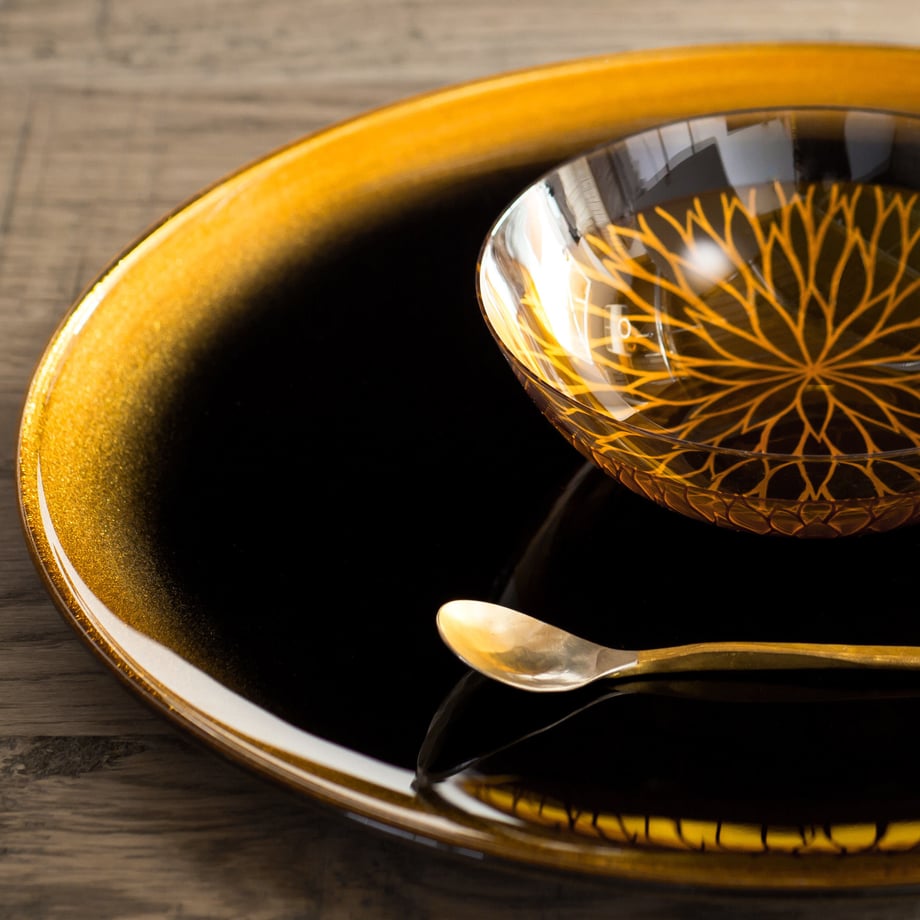 senjugiku Thinly Crafted Bowl S Gold