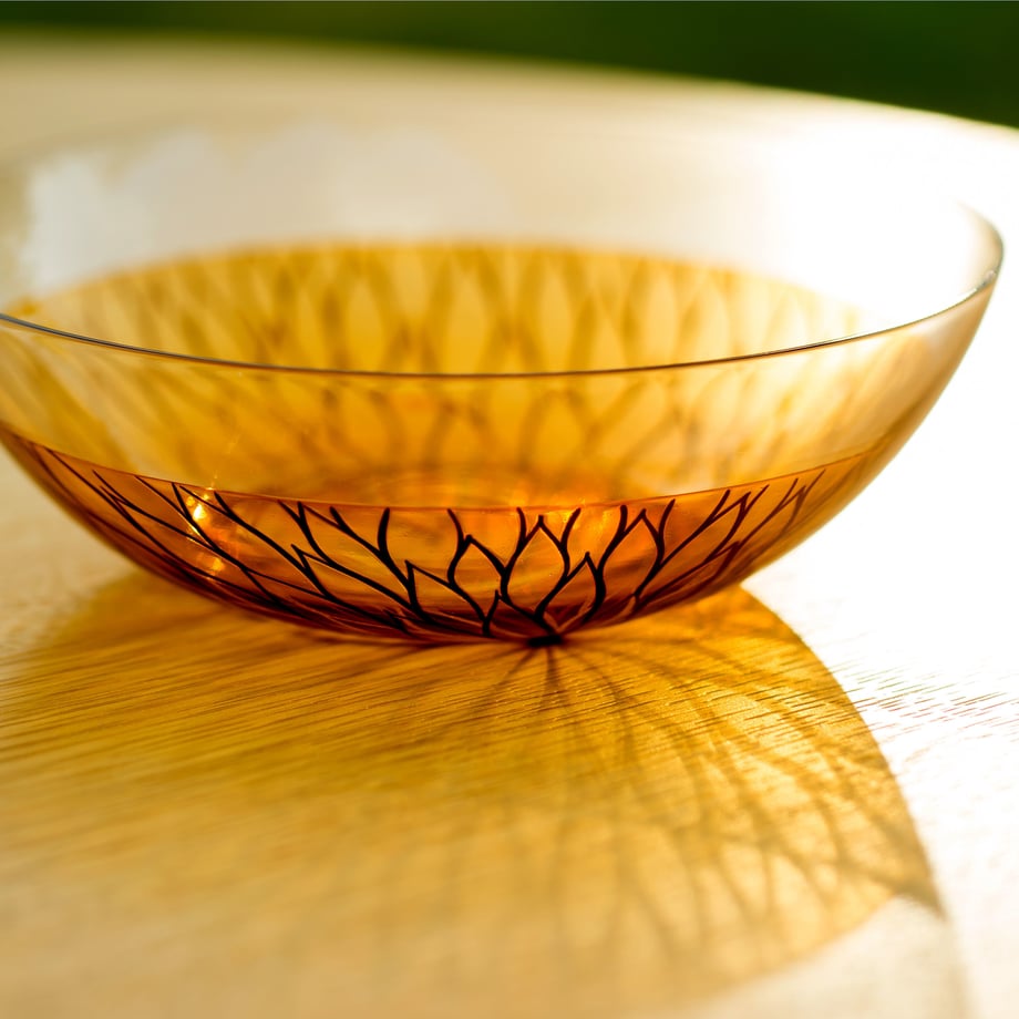 senjugiku Thinly Crafted Bowl S Red