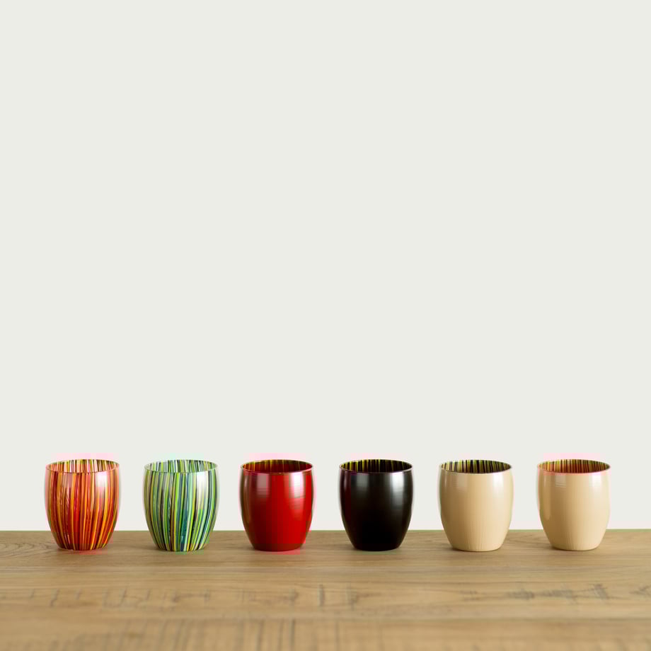 tsubomi Sake-Cup Red