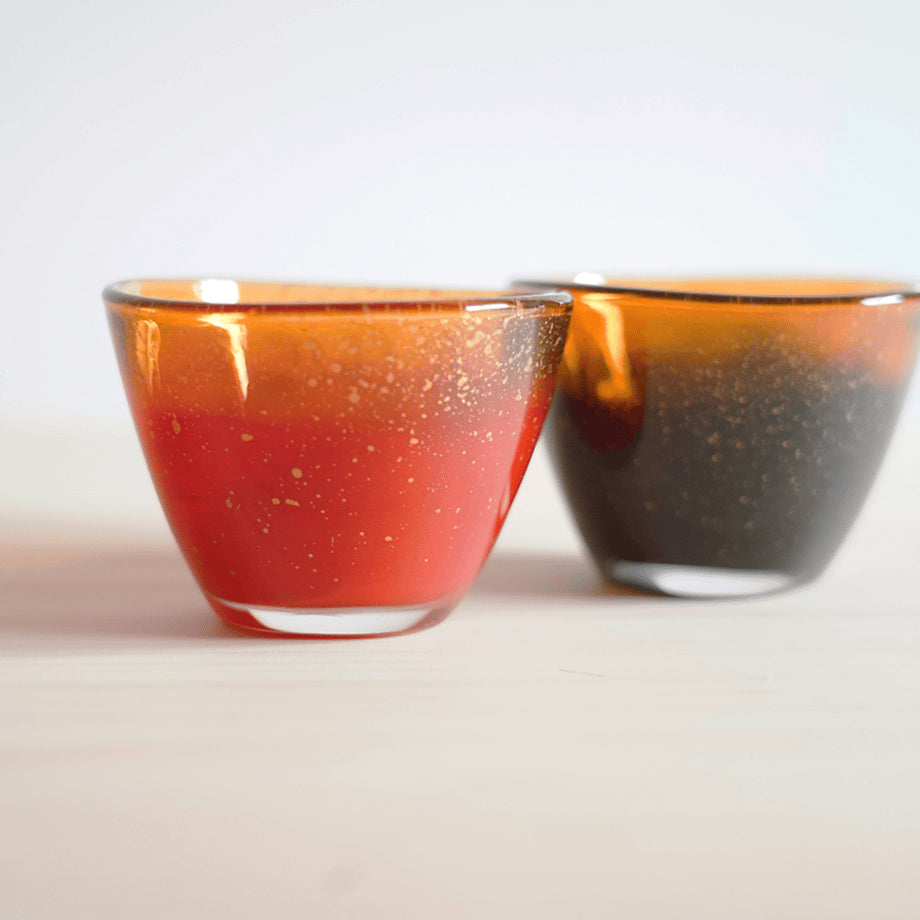 Hand-Kneaded Glass (Guinomi)