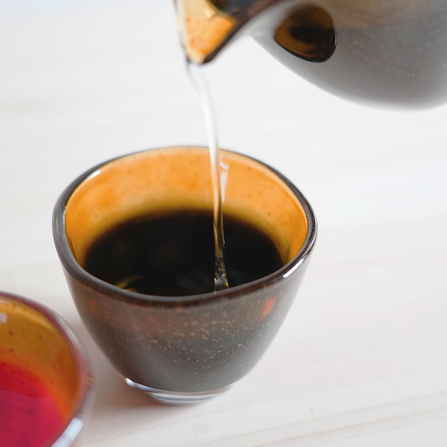 Hand-Kneaded Glass (Guinomi)