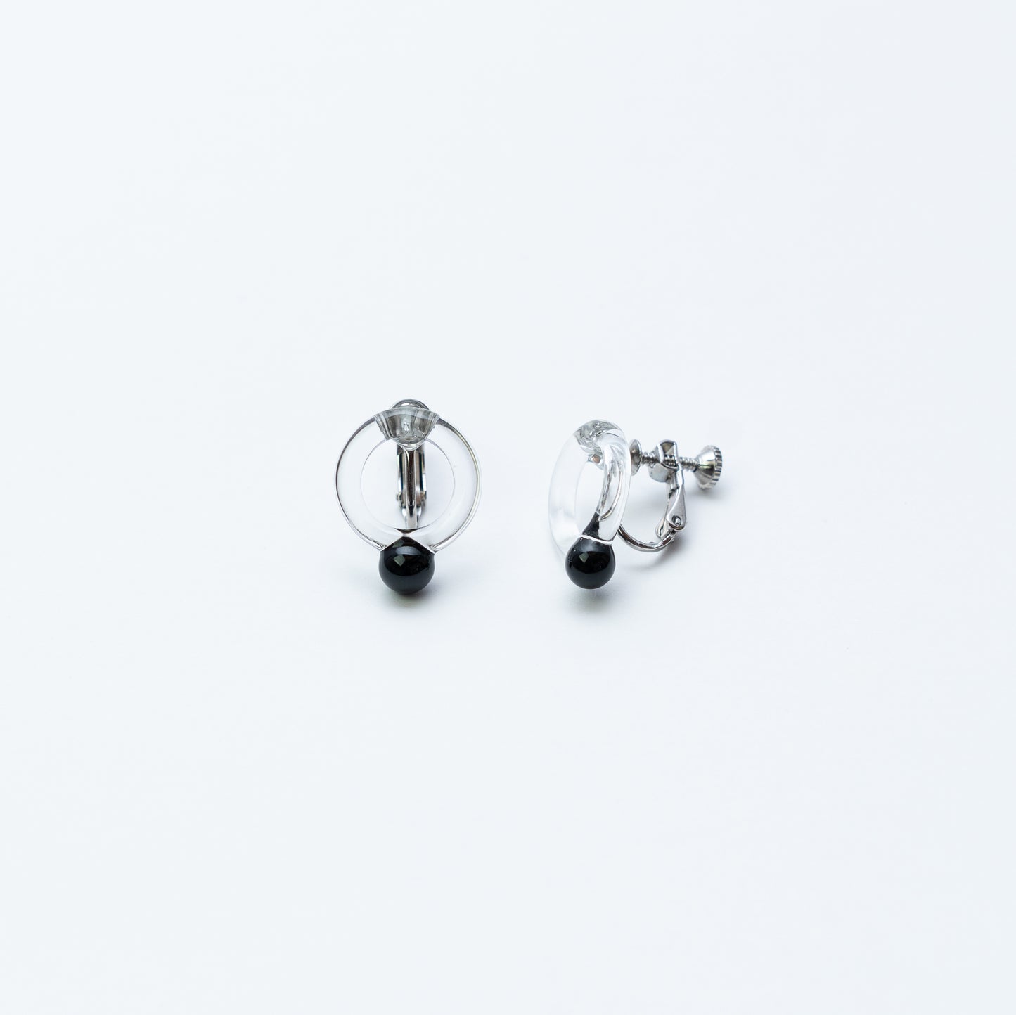 Jeweki [arawa] Transparent Lacquer Pierced Earrings/Earrings