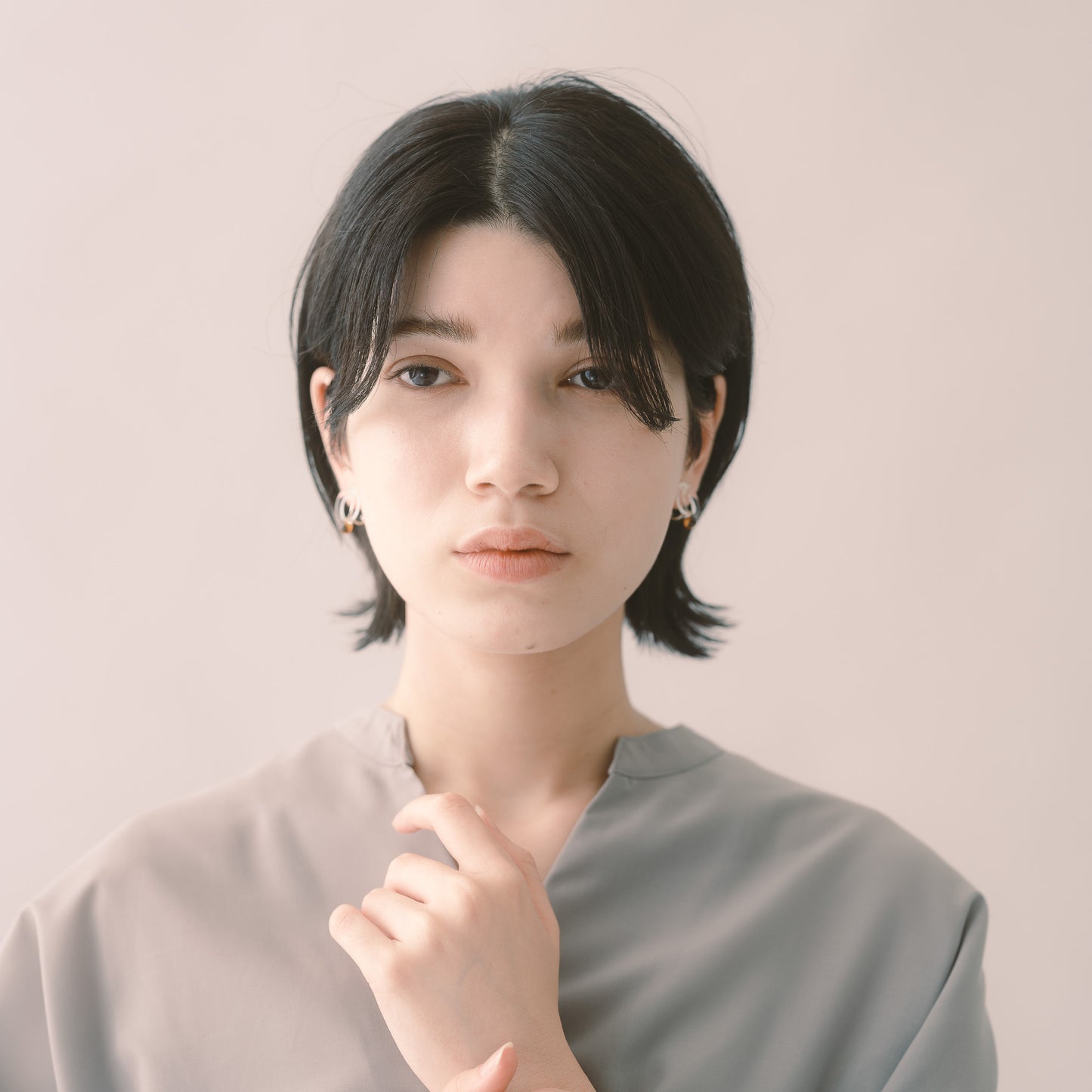 Jeweki [arawa] Transparent Lacquer Pierced Earrings/Earrings