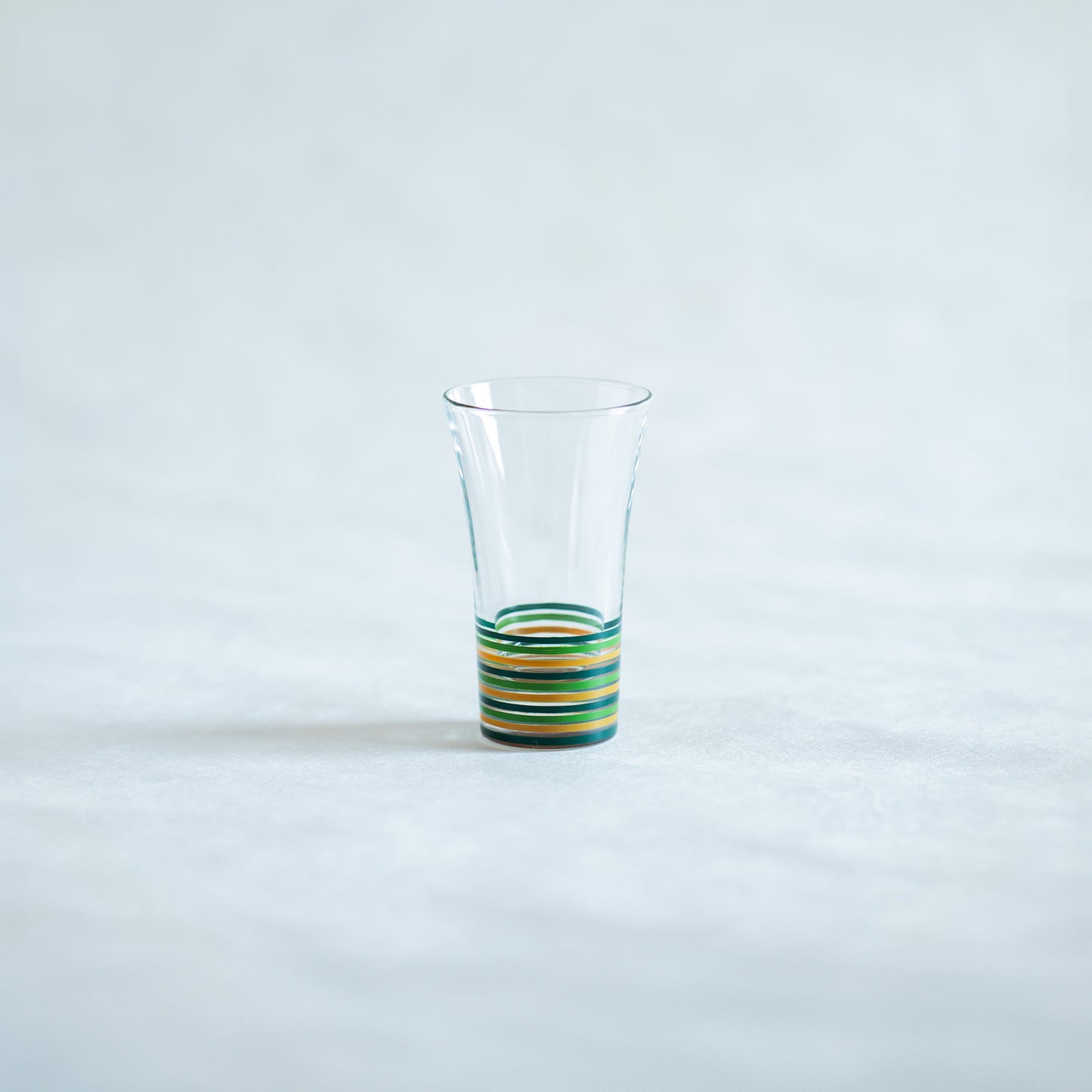 saiun Sake-Cup L Green and Yellow