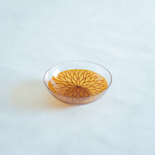 千重菊（senjugiku）薄作りボウル M　朱