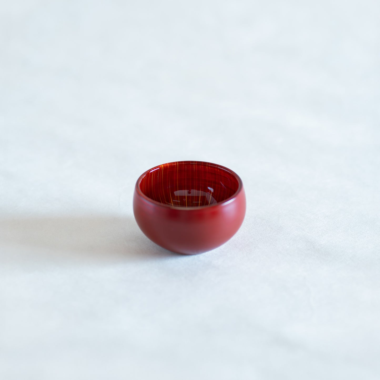 tsubomi Crystal Bowl S Red