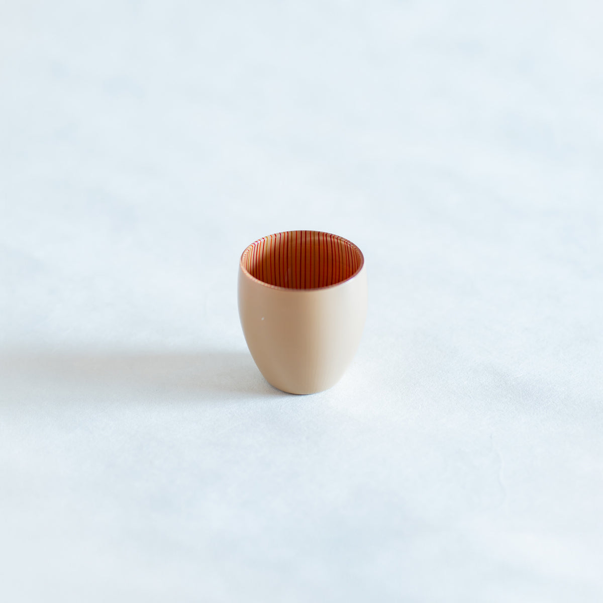 蕾（tsubomi）盃 白赤 – 丸嘉小坂漆器店