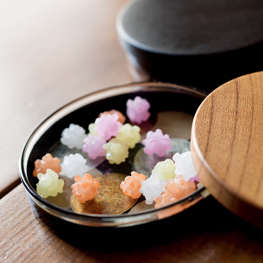 洒落（schale）豆平皿　 黒・大丸